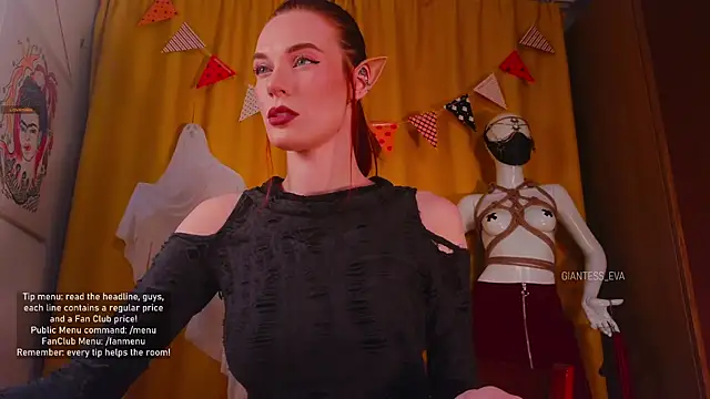 Giantess Eva online show from October 28, 5:19 pm