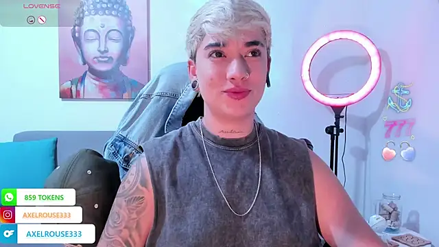 AxelRouse3 online show from April 17, 12:02 am