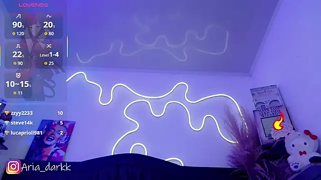 AriaDark online show from February 21, 10:21 pm