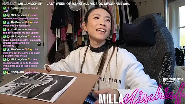 millamischief online show from June 27, 4:35 am
