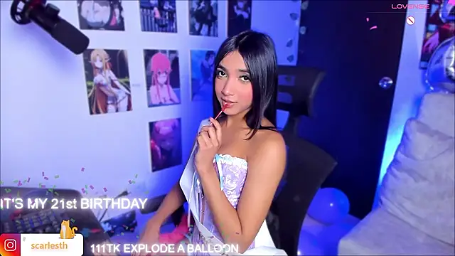 Scarlesth online show from February 25, 1:26 am