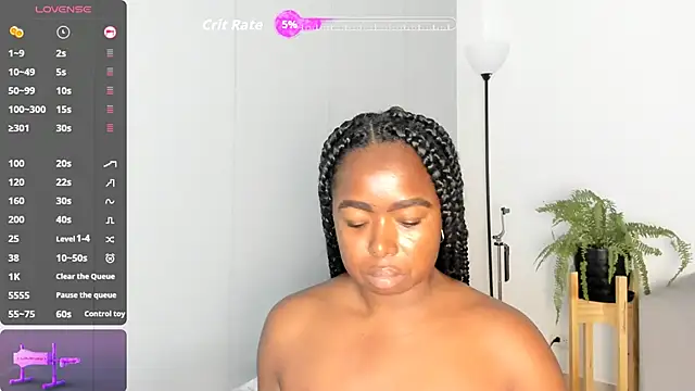Snapshot of TanishaEvans chatting on October 22, 5:23 am TanishaEvans online show from October 22, 5:23 am
