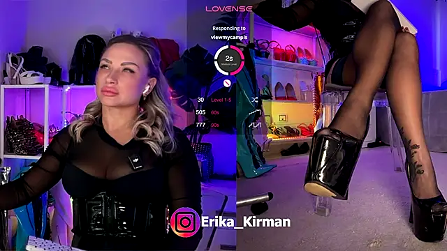 Snapshot of Erika_Kirman chatting on October 24, 7:59 am Erika Kirman online show from October 24, 7:59 am