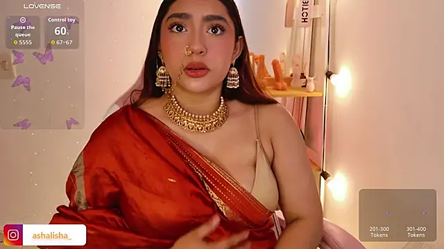 ashalisha online show from March 24, 2:55 pm