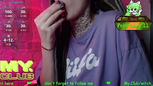 Witch Emma online show from February 11, 5:47 pm