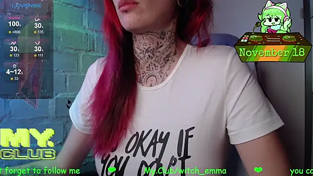 Witch Emma online show from November 18, 6:53 pm