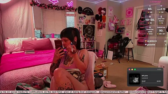 MissRomero online show from September 11, 1:50 am